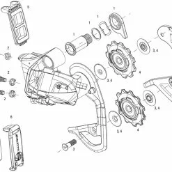 SRAM Ersatzteile Red ETap® Schaltwerk