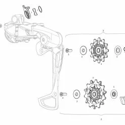 SRAM Ersatzteile GX Eagle 1x12 Schaltwerk