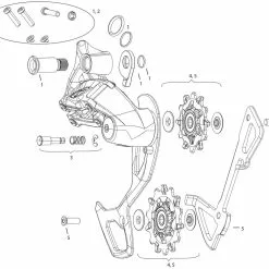 SRAM Ersatzteile GX 2x11 Type 2.1 Schaltwerk