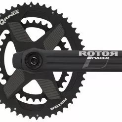 Rotor INPower DM Road Powermeter Kurbelgarnitur Mit Spidering, Q-Rings