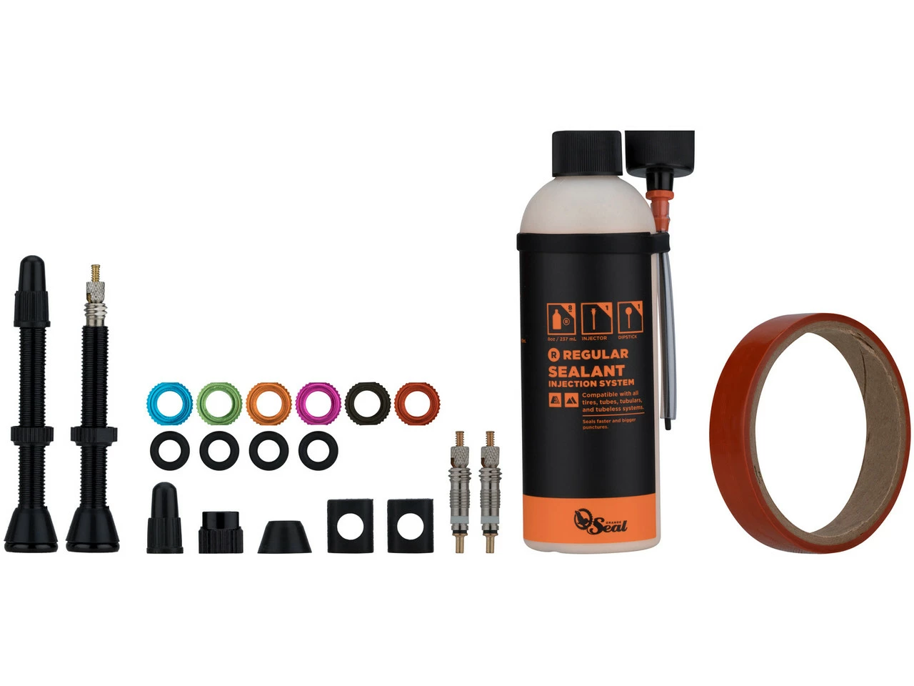 Orange-seal Regular Sealant Tubeless Kit 3 Orange-seal Regular Sealant Tubeless Kit