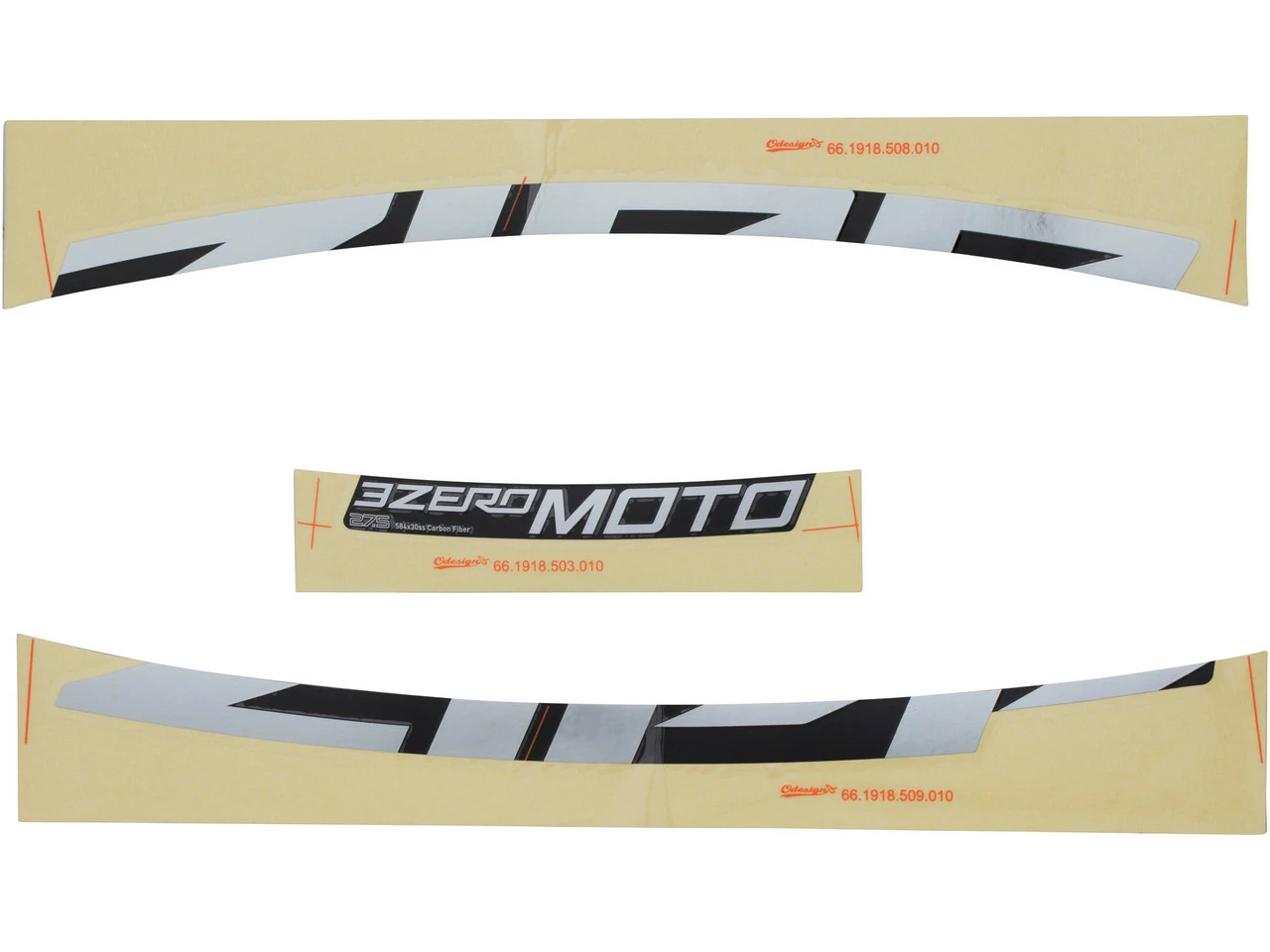 ZIPP Decal Kit Für 3ZERO MOTO 29" 4 ZIPP Decal Kit Für 3ZERO MOTO 29" – Bild 2